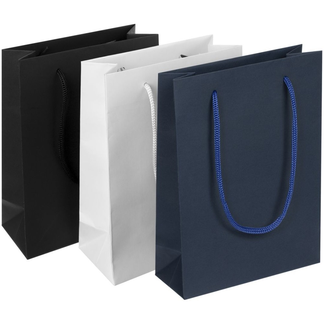 Пакет бумажный Vid S, синий