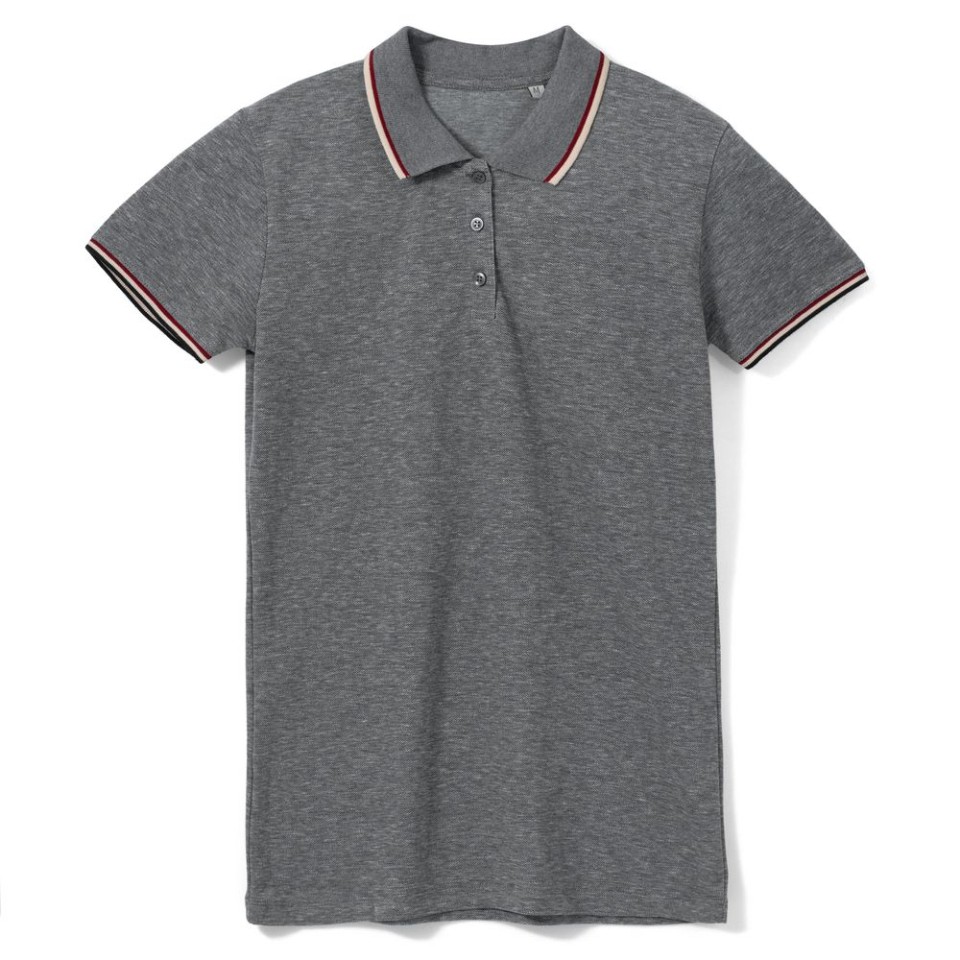 Рубашка поло женская Paname Women черный меланж, S