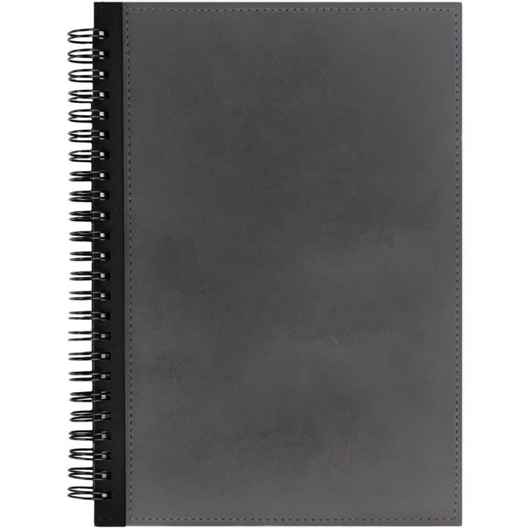 Ежедневник Notera Maxi, недатированный, серый