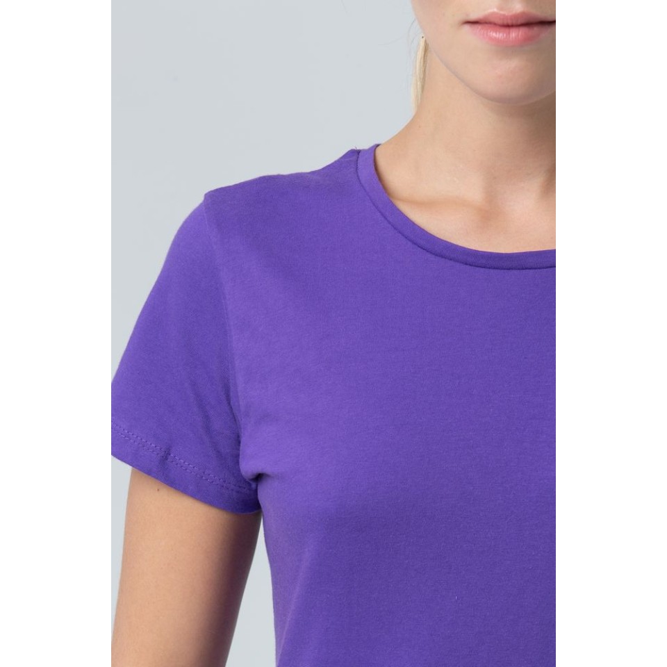 Футболка женская Miss 150 темно-фиолетовая, L