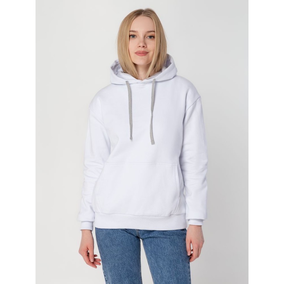 Толстовка с капюшоном Unit Kirenga Heavy, белая