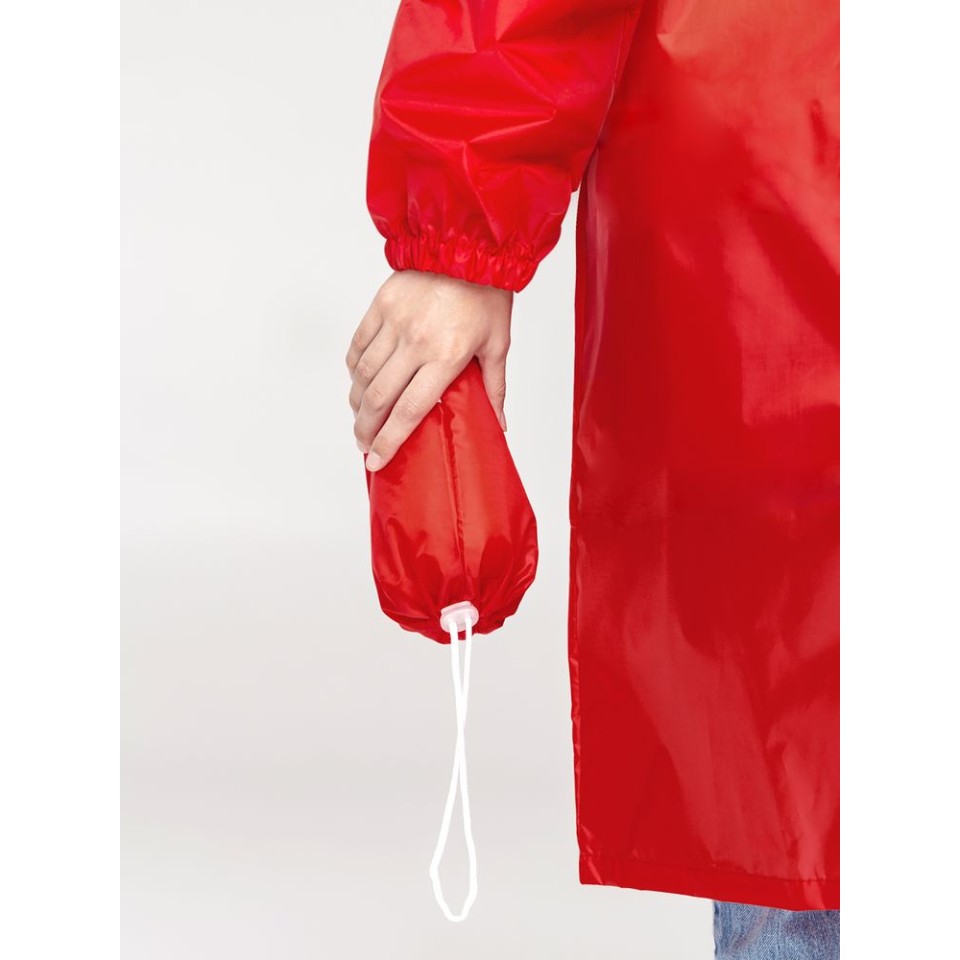 Дождевик «Воплащение всего», красный, размер L