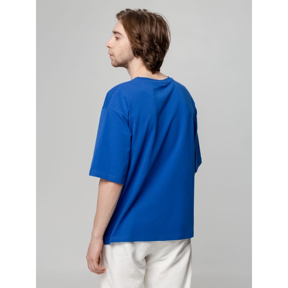 Футболка унисекс оверсайз Street Vibes, ярко-синяя, размер XL/XXL