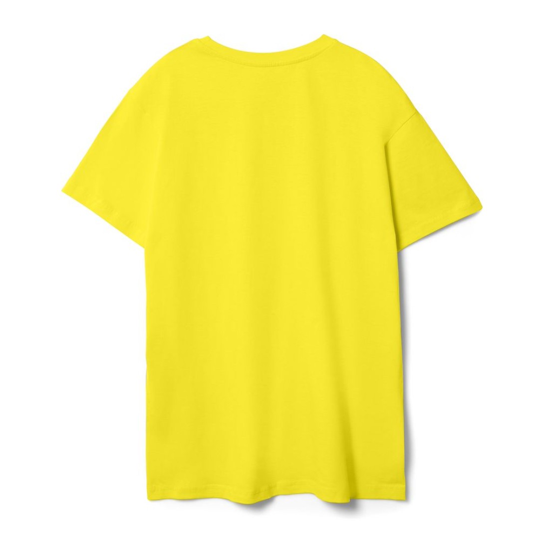 Футболка унисекс T-bolka 140, желтая, S