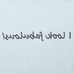 Футболка женская I Look Fabulous, голубая, S