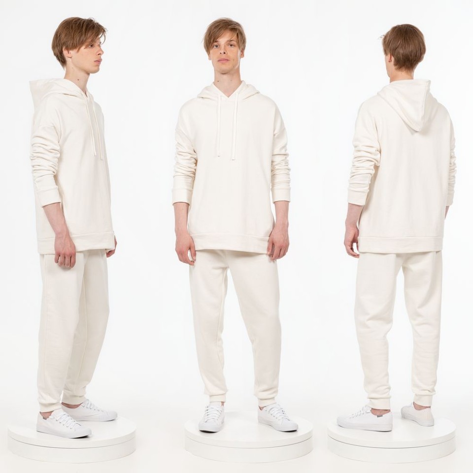 Джоггеры J2, молочно-белые, размер XS/S