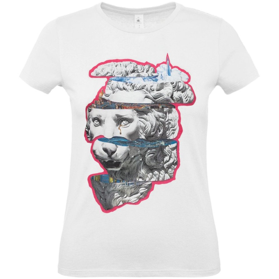 Футболка женская «Смотри вглубь», белая, XXL