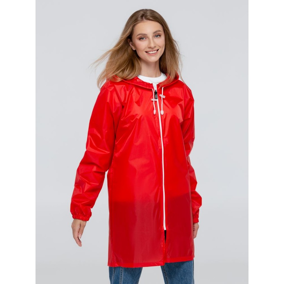 Дождевик «Воплащение всего», красный, размер L