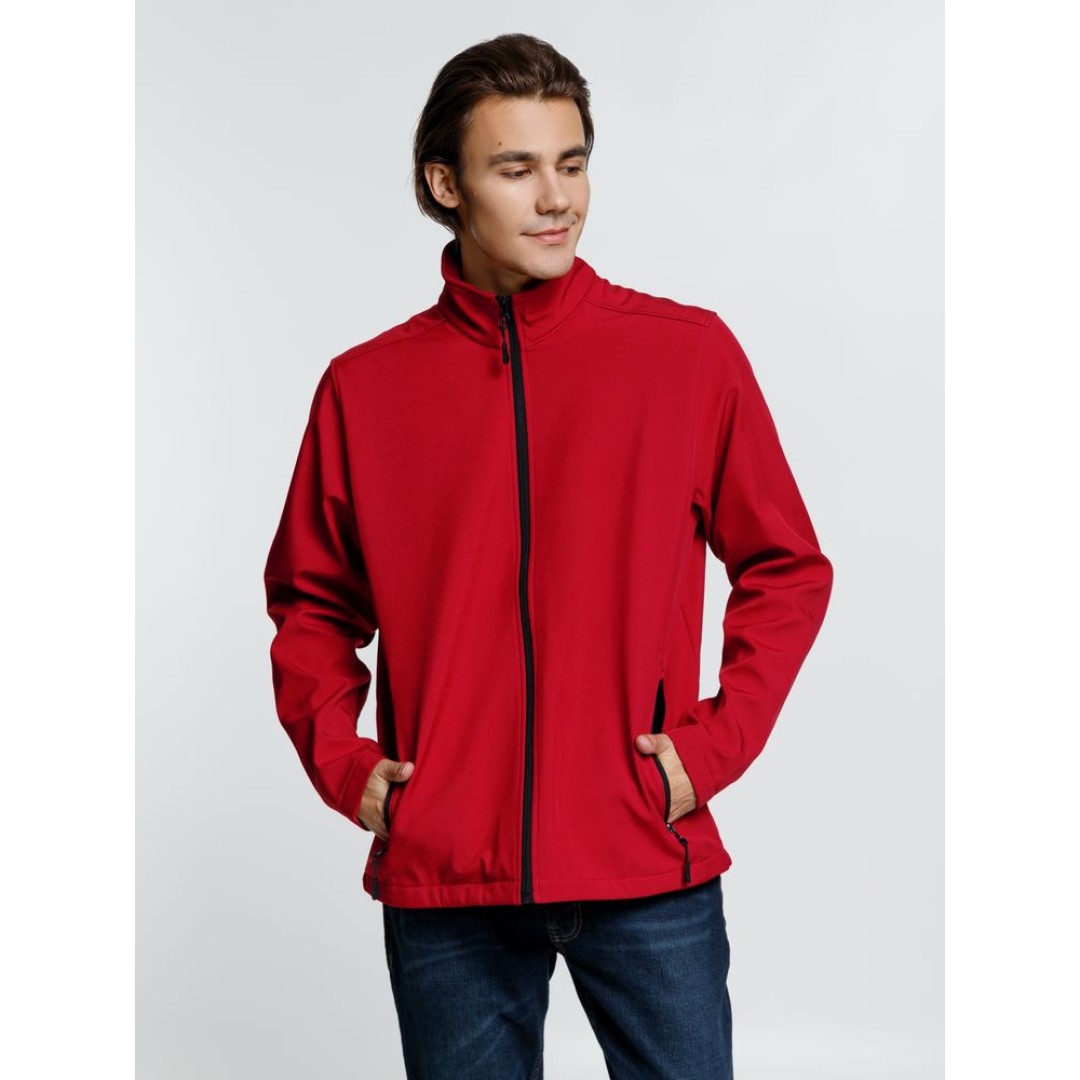 Куртка софтшелл мужская Race Men красная, S