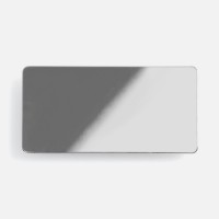 Значок Sanga Matto, серебристый глянцевый