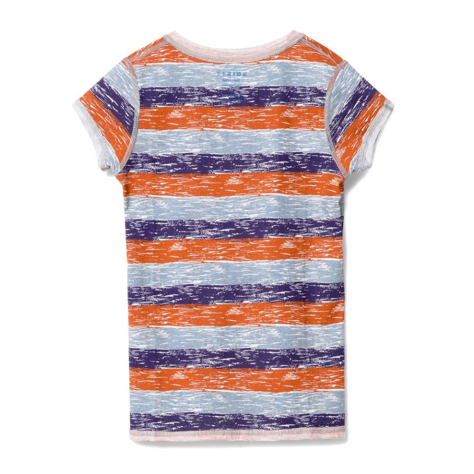 Футболка женская RAYET LADY двусторонняя, оранжевый/фиолетовый, S