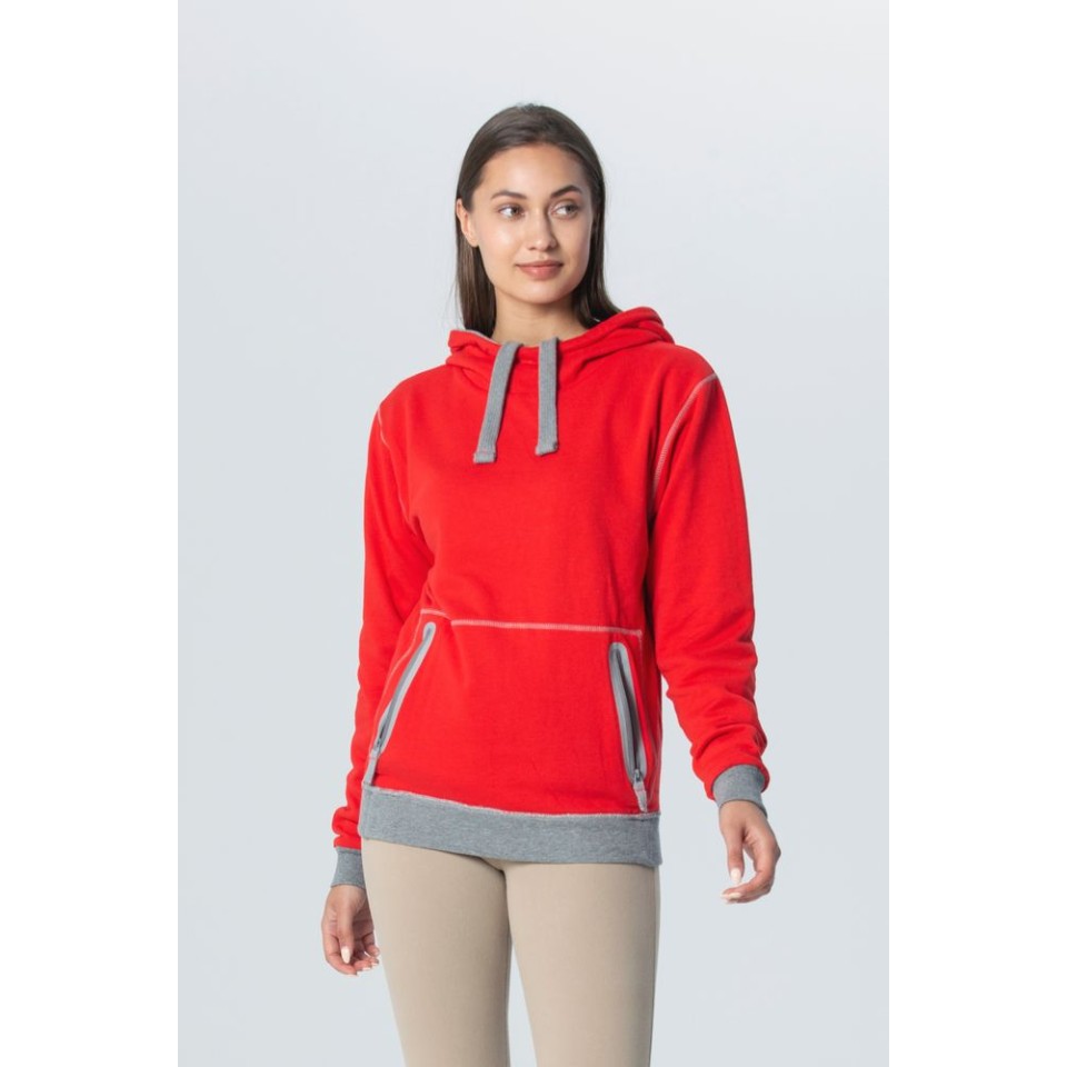 Толстовка Revers, серая с красным, XS