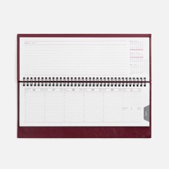 Планинг Faro, датированный, бордовый