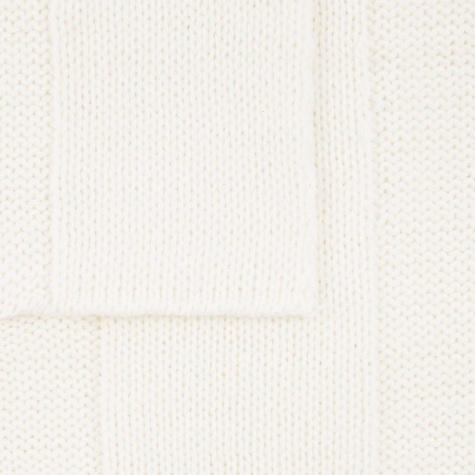 Плед Rombus, молочный (белый)