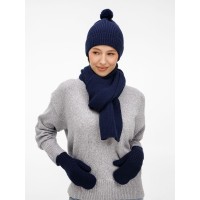 Варежки Catch Match, темно-синие, размер S/M