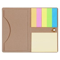 Футляр для визитки Eco Holder со стикерами, крафт