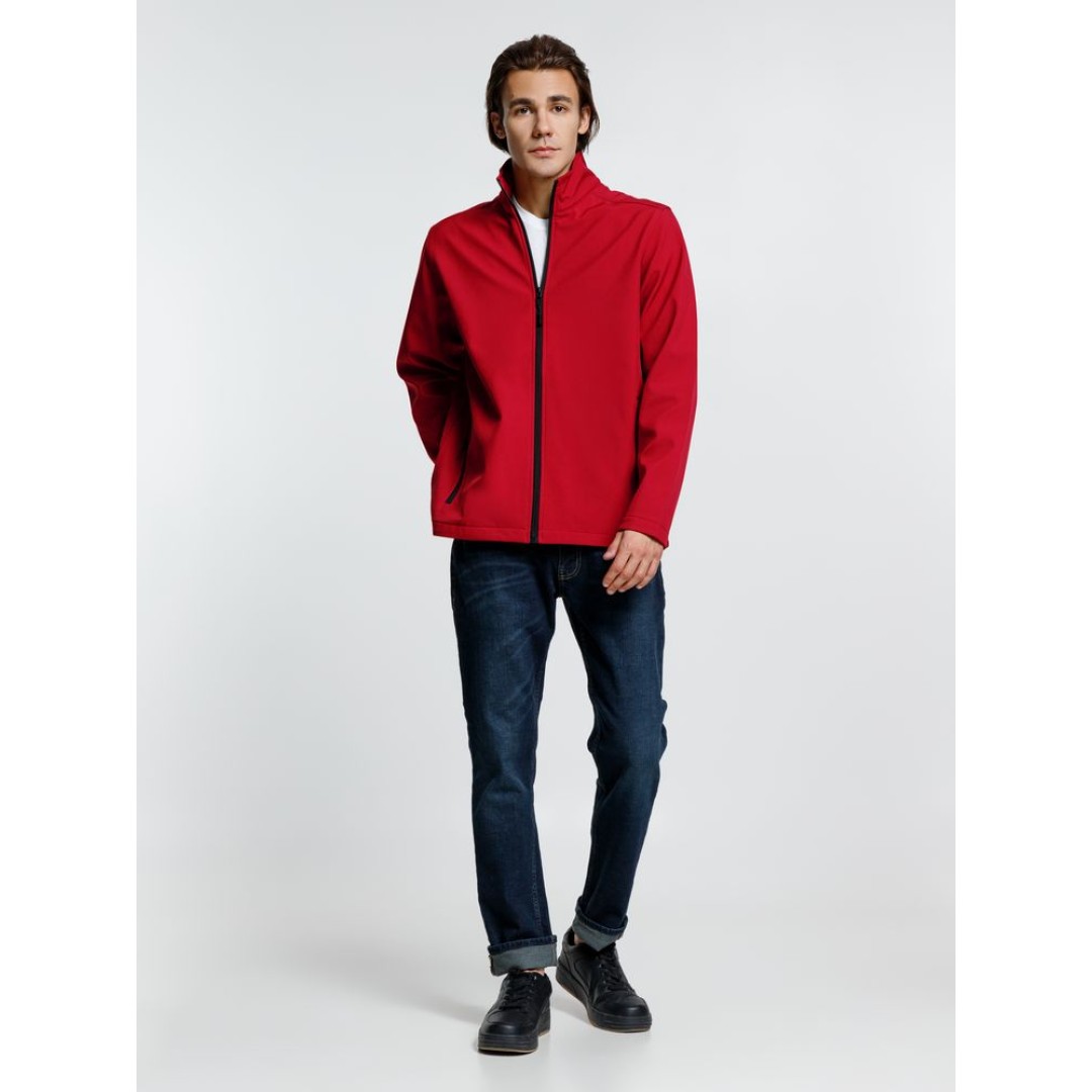 Куртка софтшелл мужская Race Men красная, S