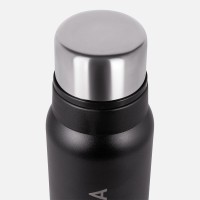 Термос Relaxika 1000 со стикерпаком, черный