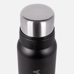 Термос Relaxika 1000 со стикерпаком, черный