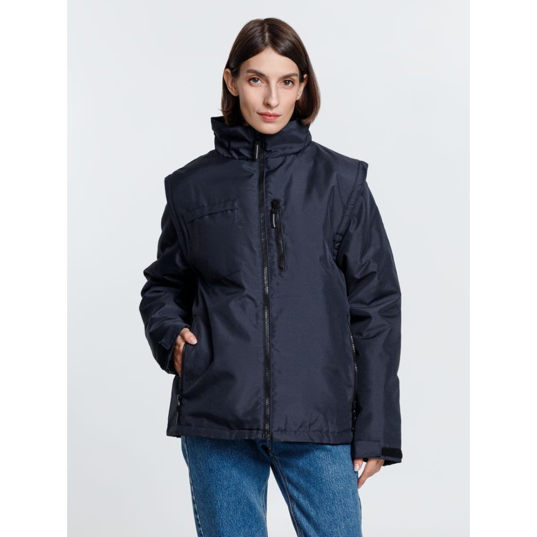 Куртка-трансформер унисекс Astana, темно-синяя