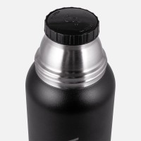 Термос Relaxika 1000 со стикерпаком, черный