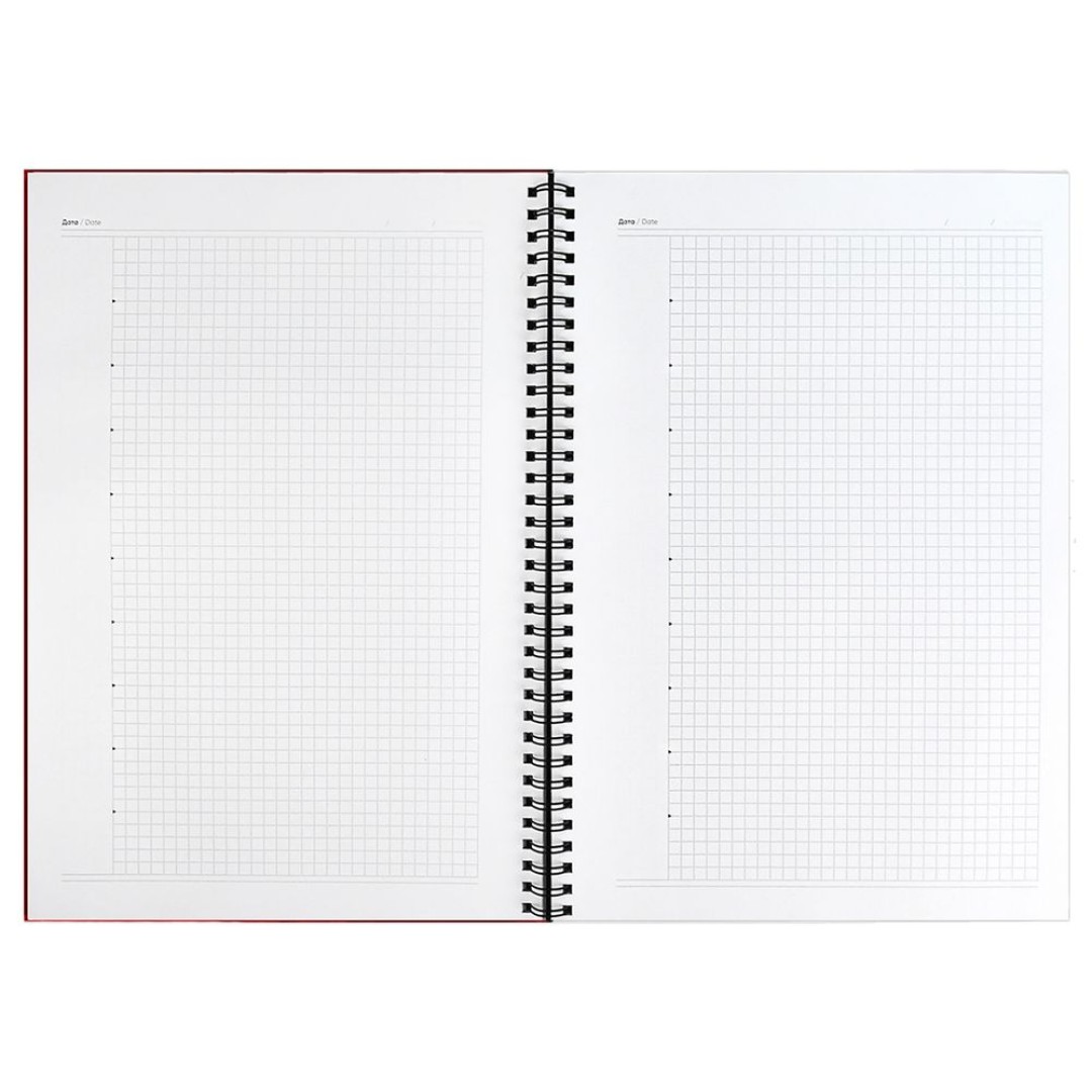 Ежедневник Notera Maxi, недатированный, красный