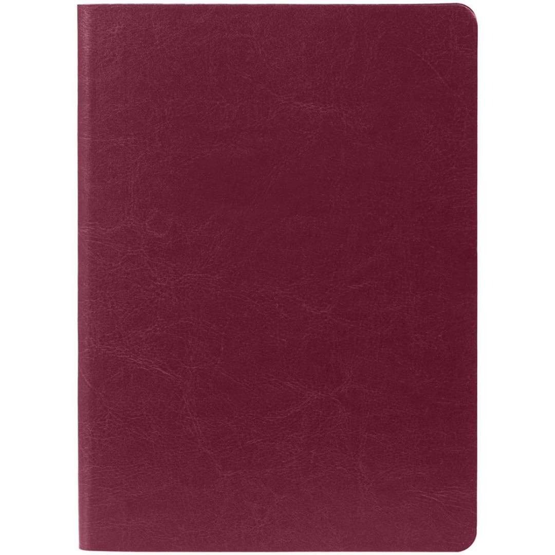 Ежедневник Nebraska Flex, недатированный, бордовый с серебристым