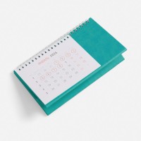Календарь настольный Brand, бирюзовый