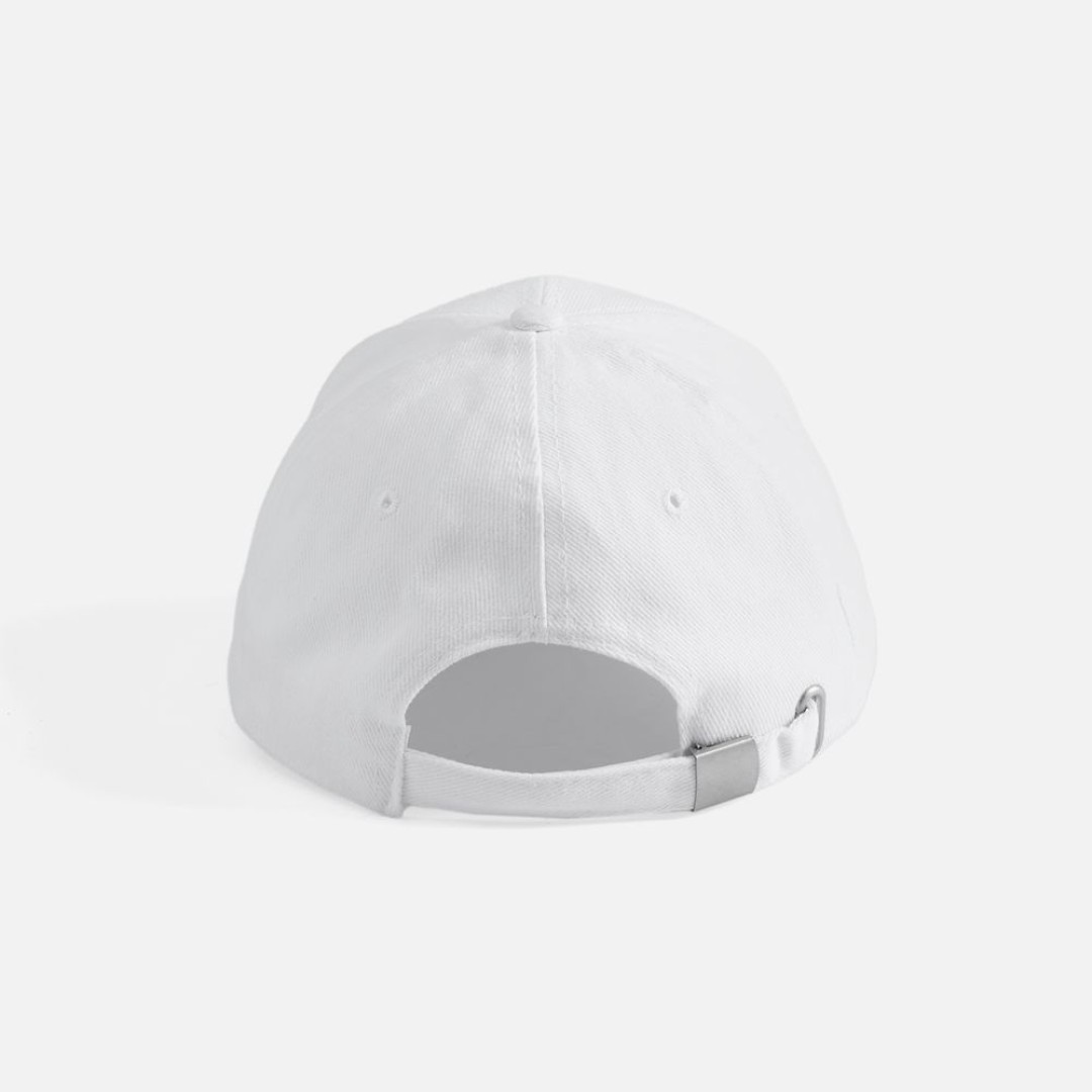 Бейсболка Buffalo, белая с темно-синим