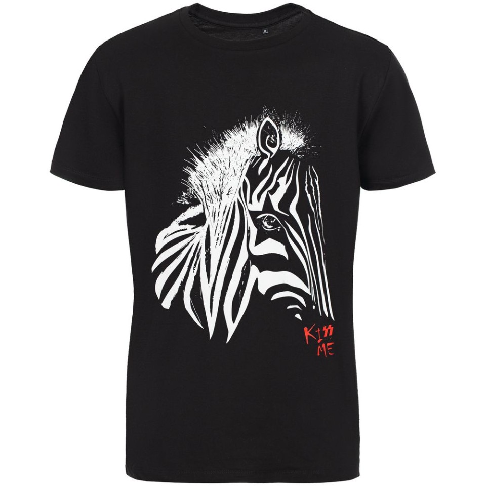 Футболка мужская «Арт-рокстар. Kiss Me», черная, S