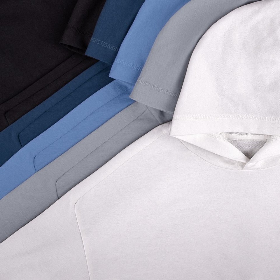 Футболка оверсайз унисекс с капюшоном Neofit, черная, размер XS/S