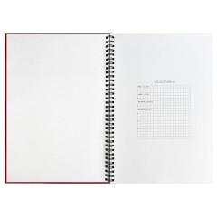 Ежедневник Notera, недатированный, красный