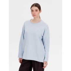 Лонгслив унисекс Siluetti Fuori, светло-голубой, размер S/M