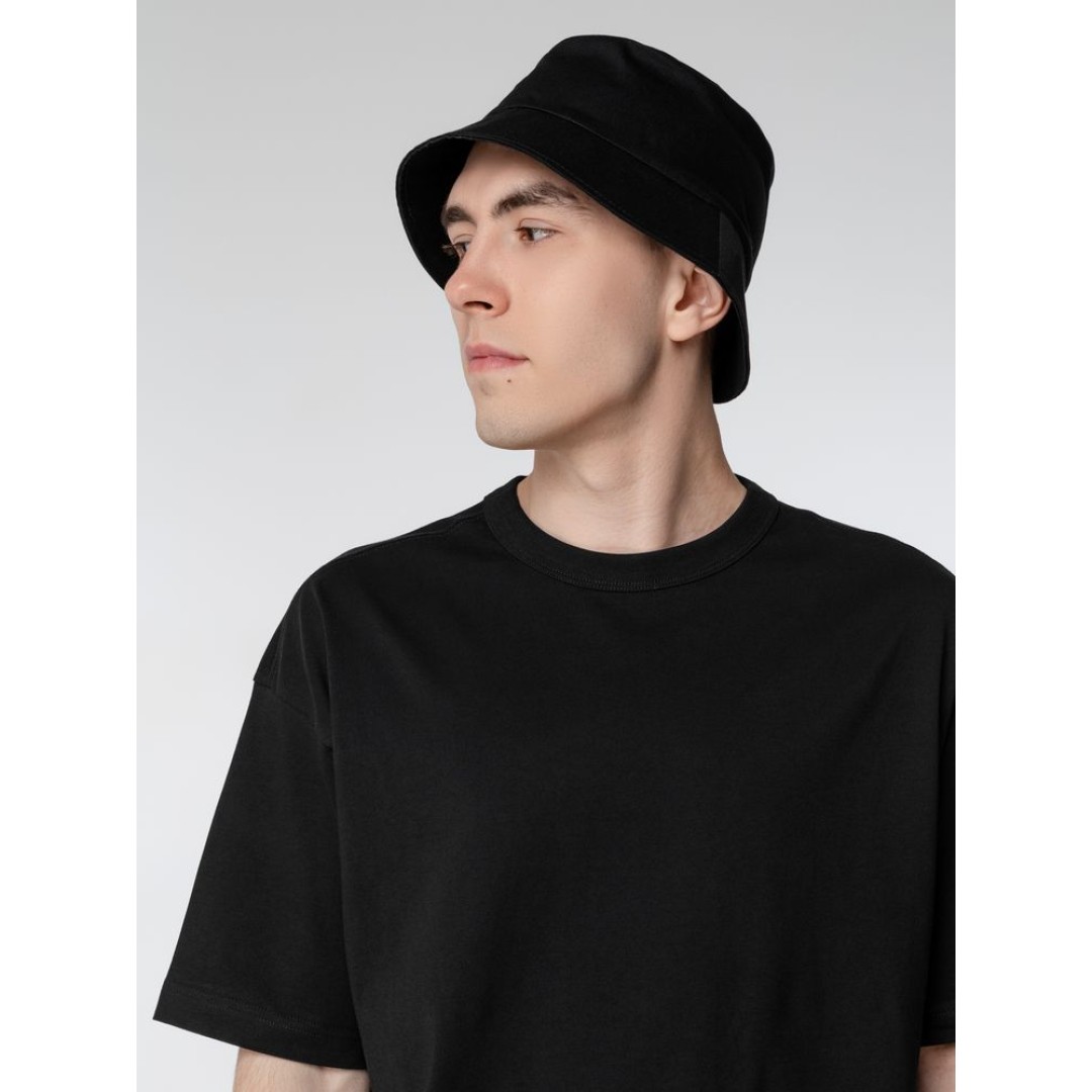 Футболка оверсайз мужская Boxy Men, черная, размер XL