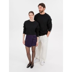 Лонгслив унисекс Siluetti Fuori, черный, размер S/M