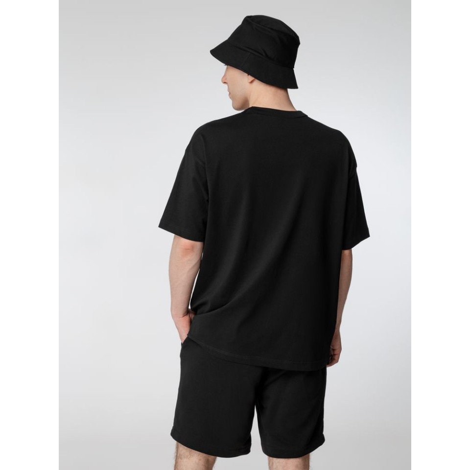 Футболка оверсайз мужская Boxy Men, черная, размер S