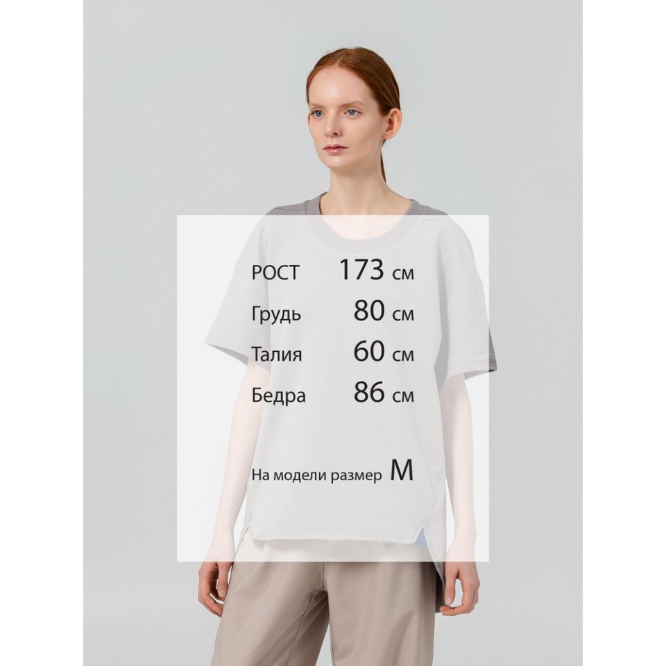 Футболка унисекс Kosmos 1.0, серая, S