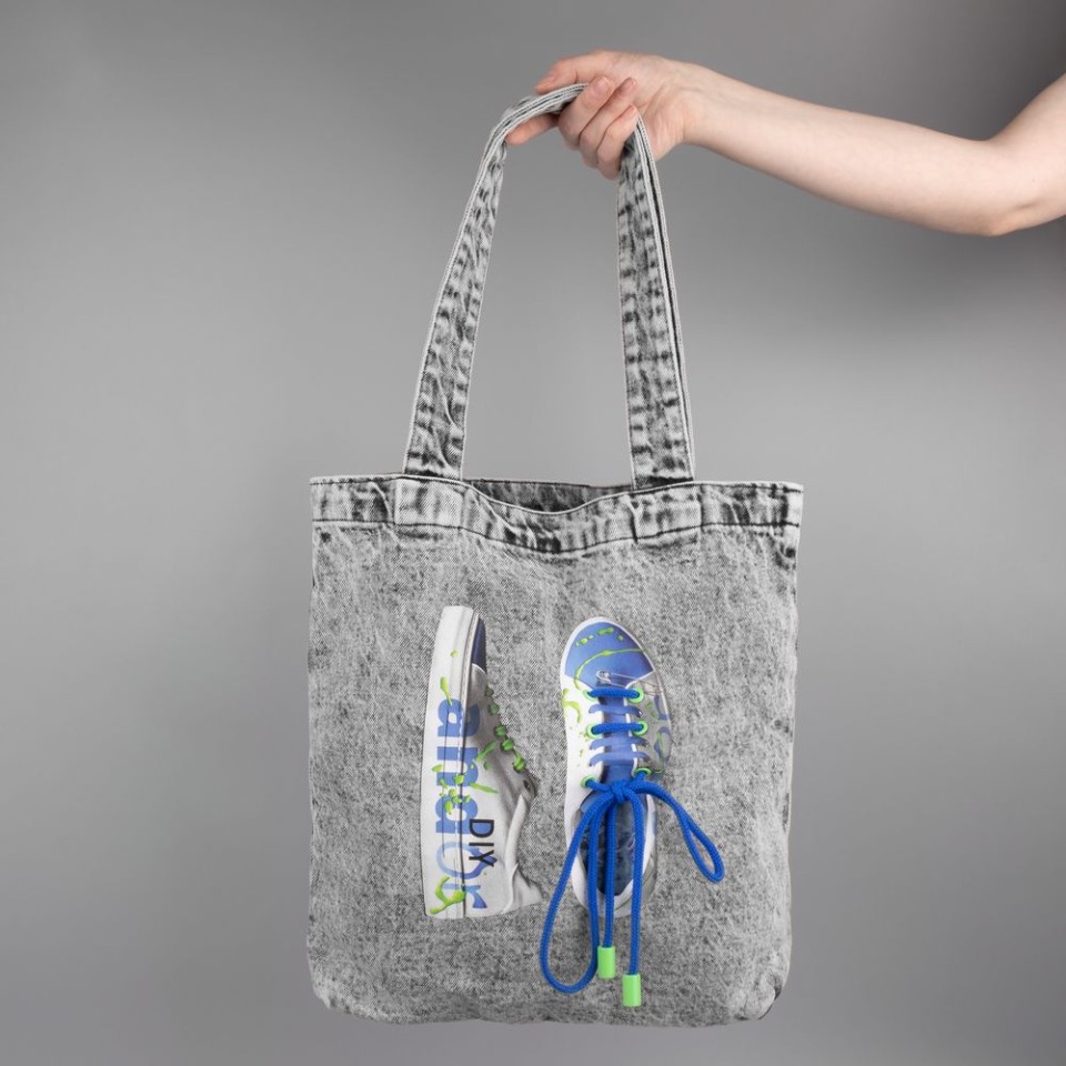 Пара наконечников для шнурка Tizzle, зеленый неон