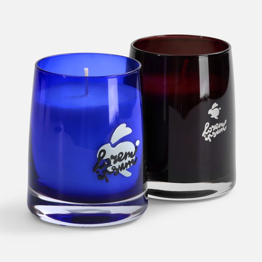 Ароматическая свеча Fragnola, грейпфрут и ветивер, бордовая