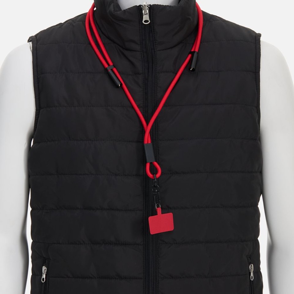 Кабель-ланьярд energyFlex Power Delivery 60 Вт, красный