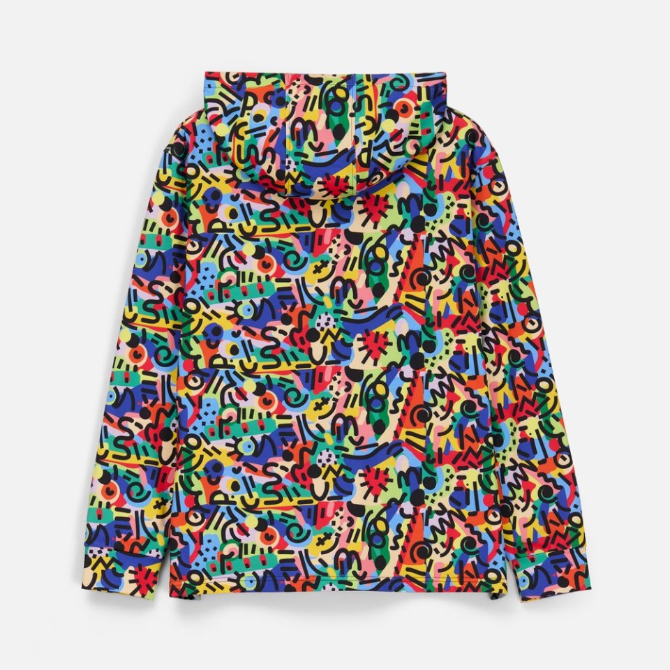 Худи унисекс Morfiss с полной запечаткой на заказ, размер XS/S