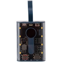 Аккумулятор с быстрой зарядкой Trellis Quick 10000 мАч, синий