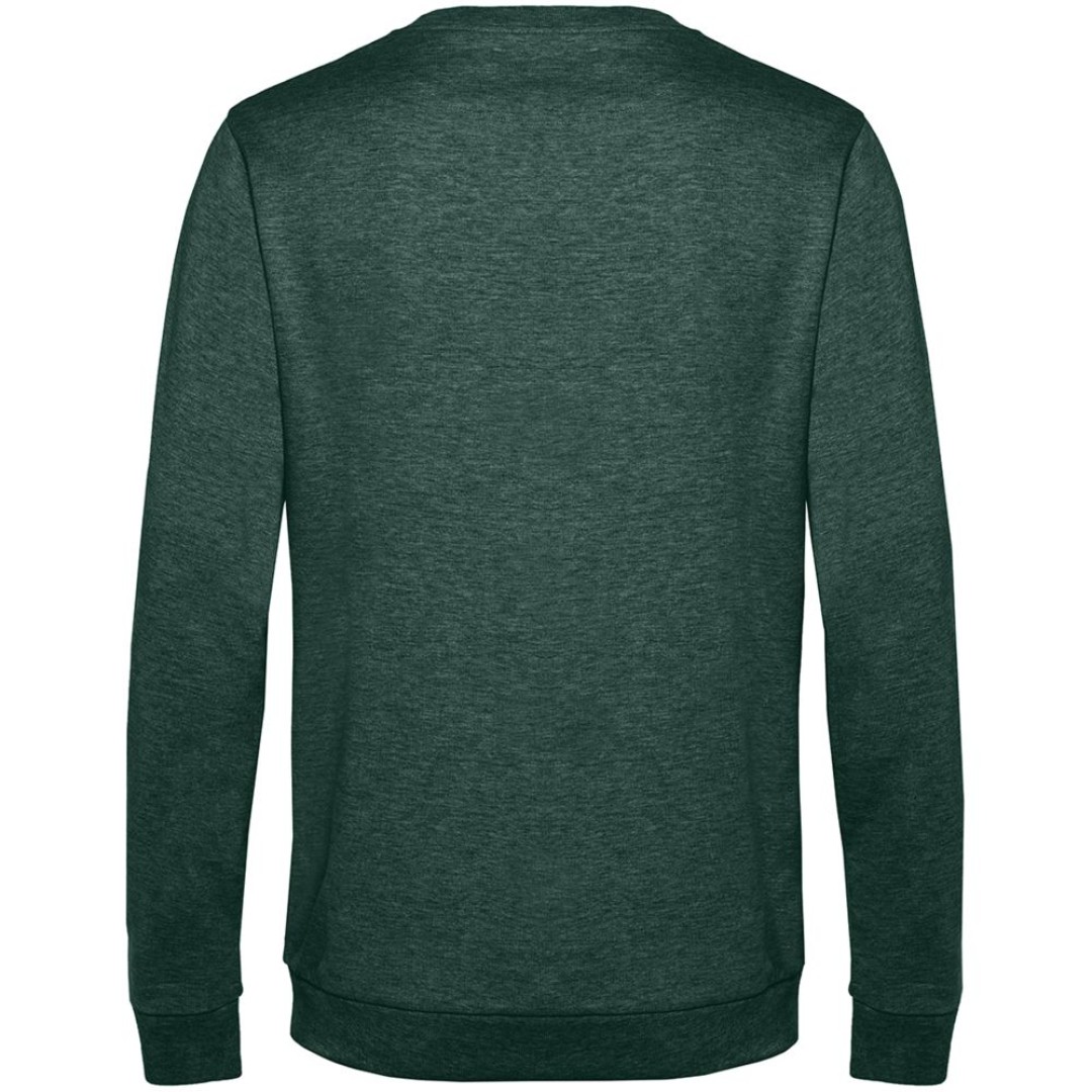 Свитшот унисекс Set In, темно-зеленый меланж, XS