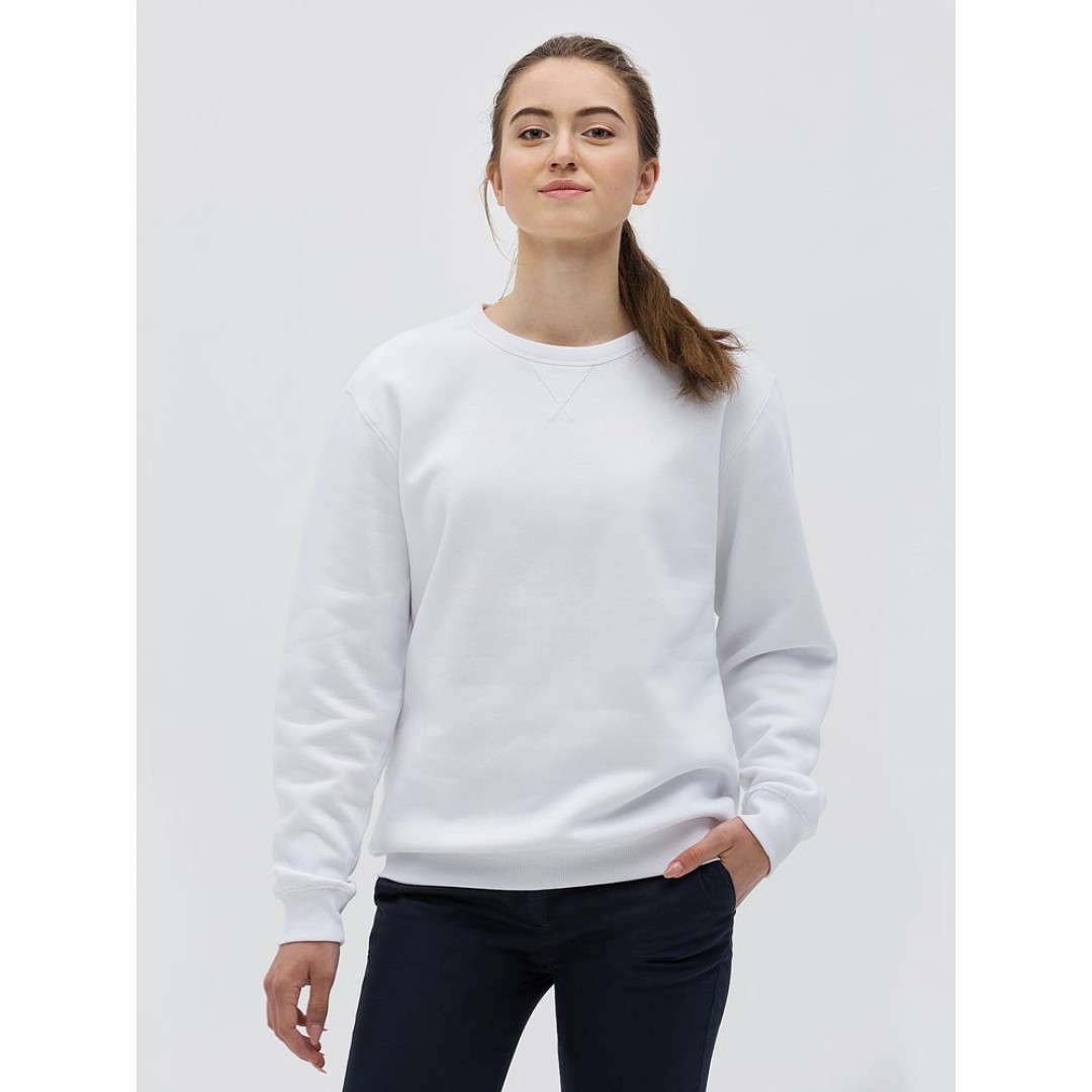 Толстовка унисекс Sully белая, L