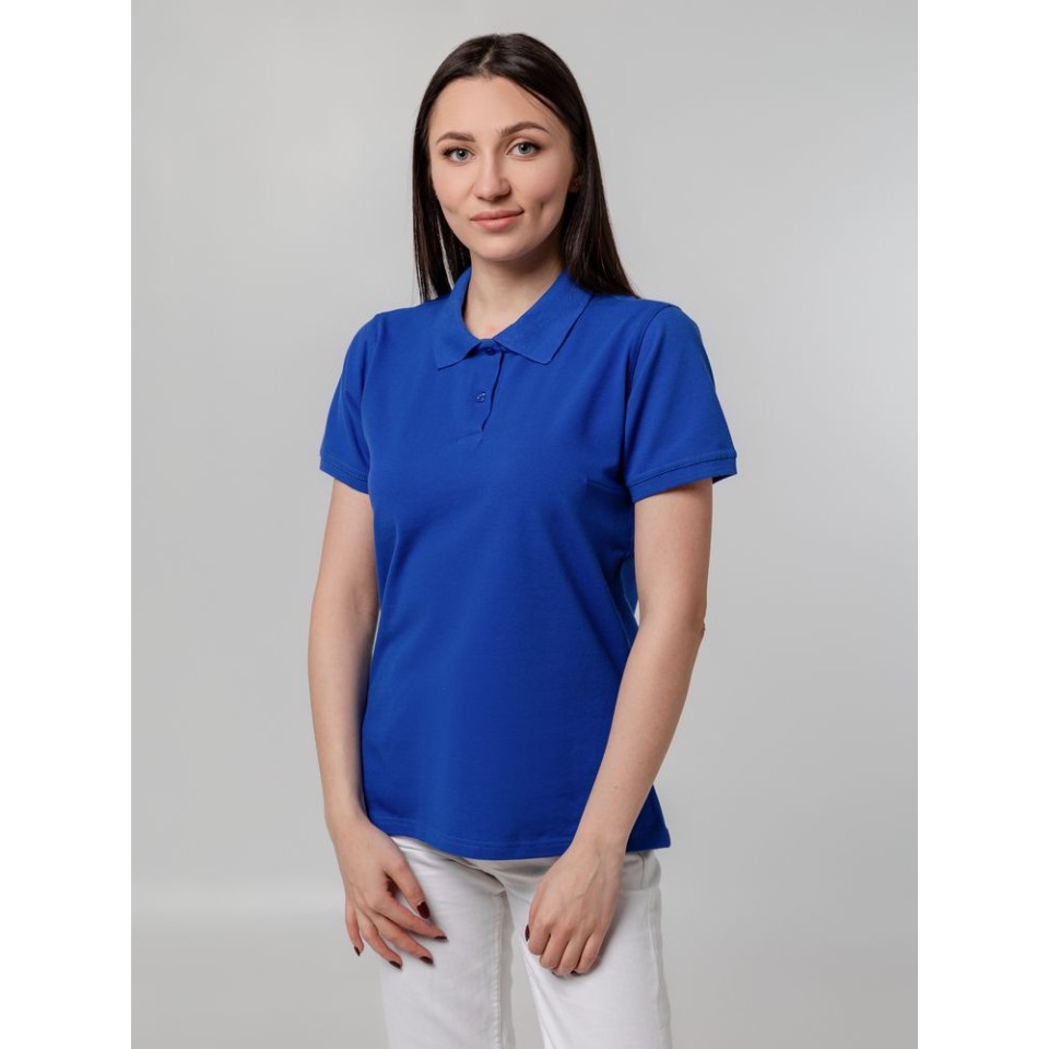 Рубашка поло женская Virma Stretch Lady, ярко-синяя, L