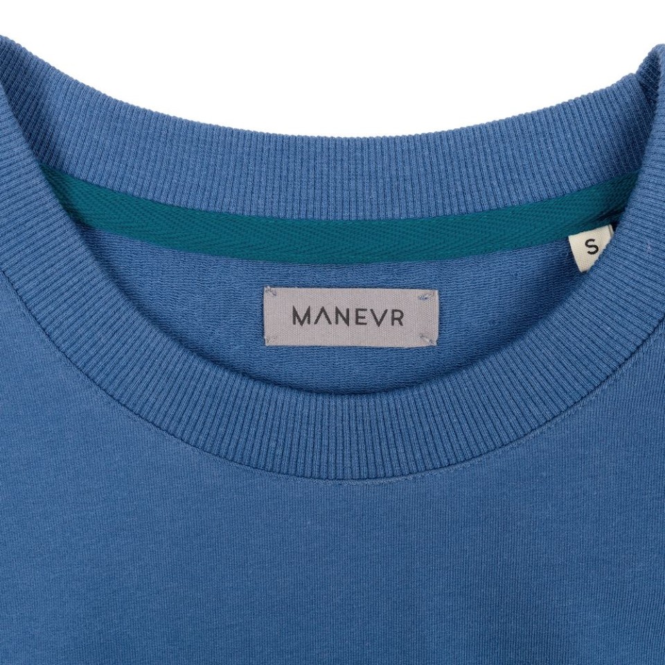 Футболка унисекс Kosmos 1.0, синяя, S