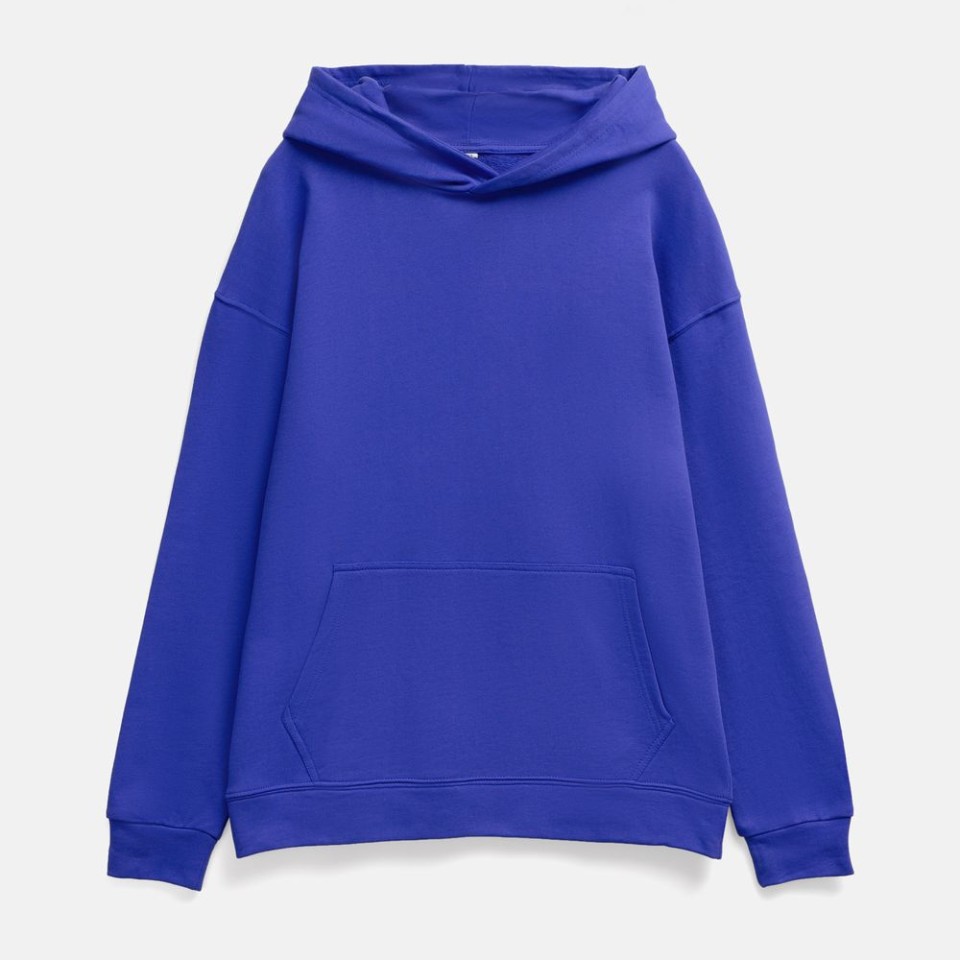 Худи оверсайз унисекс Outshine, ярко-синее, размер XS/S