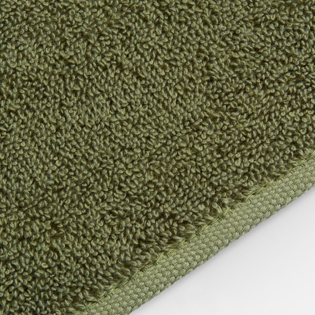 Полотенце махровое Terrychic XL, зеленое