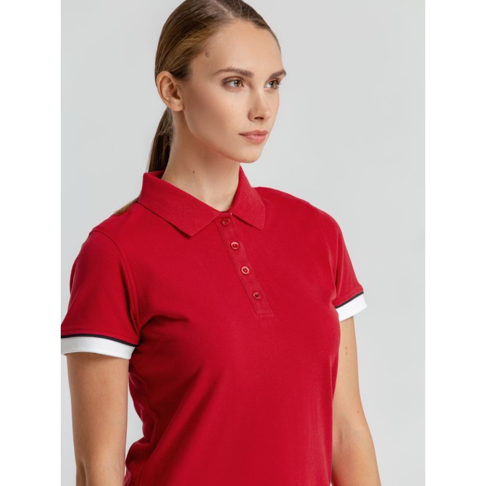Рубашка поло женская Antreville, красная, XXL