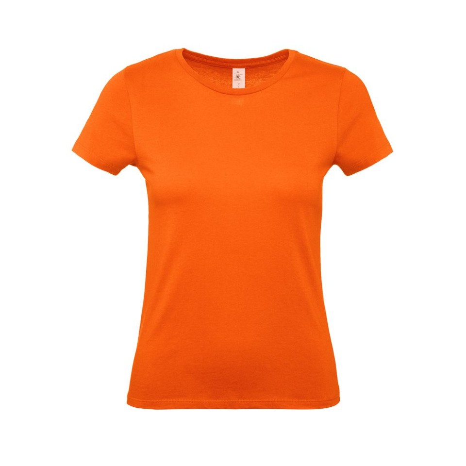 Футболка E150 женская оранжевая, L